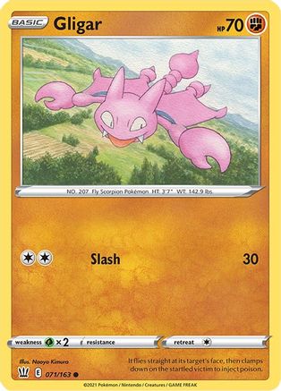 [PKM] Gligar (071/163) [Sword & Shield: Battle Styles]
