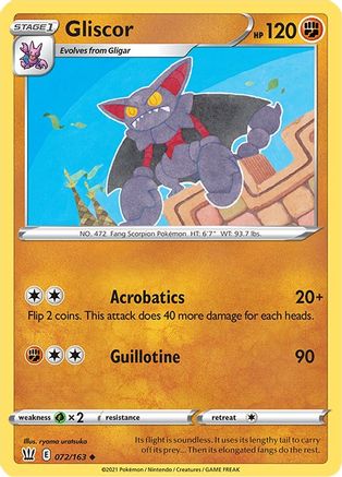 [PKM] Gliscor (072/163) [Sword & Shield: Battle Styles]