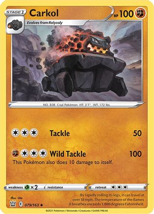 [PKM] Carkol (079/163) [Sword & Shield: Battle Styles]