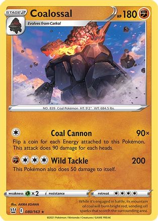 [PKM] Coalossal (080/163) [Sword & Shield: Battle Styles]