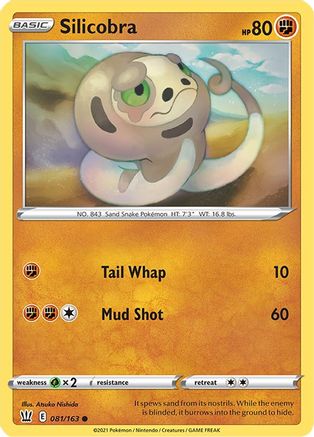 [PKM] Silicobra (081/163) [Sword & Shield: Battle Styles]