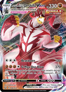 [PKM] Single Strike Urshifu VMAX (086/163) [Sword & Shield: Battle Styles]