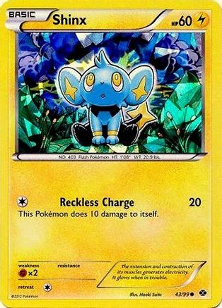 [PKM-R] Shinx (43/99) (Cracked Ice Holo) (Blister Exclusive) [Black & White: Next Destinies]