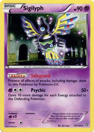 [PKM] Sigilyph (52/124) (Cosmos Holo) [Black & White: Dragons Exalted]