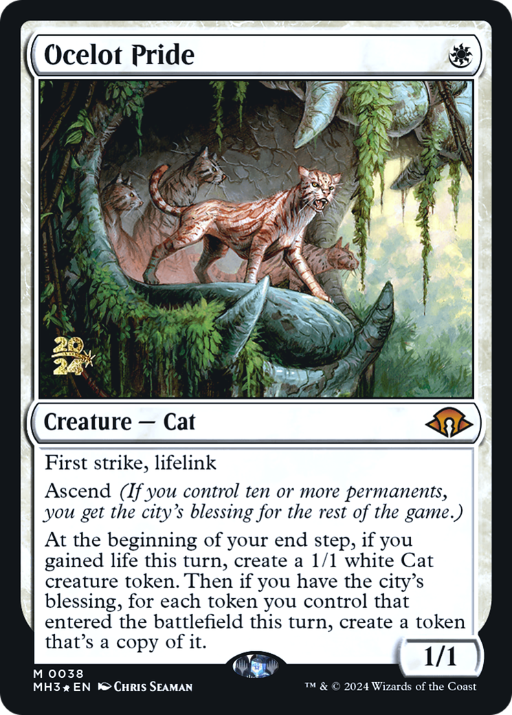 {R} Ocelot Pride [Modern Horizons 3 Prerelese Promos][PR PMH3 038]
