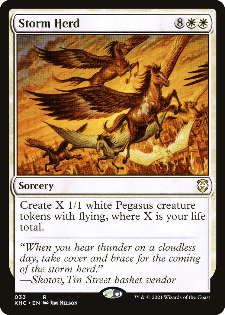 {R} Storm Herd [Kaldheim Commander][KHC 033]