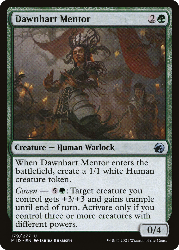 {C} Dawnhart Mentor [Innistrad: Midnight Hunt][MID 179]