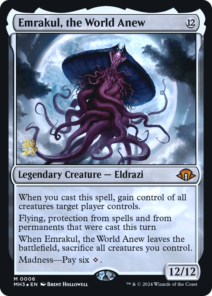 {R} Emrakul, the World Anew [Modern Horizons 3 Prerelese Promos][PR PMH3 006]