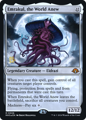 {R} Emrakul, the World Anew [Modern Horizons 3 Prerelese Promos][PR PMH3 006]