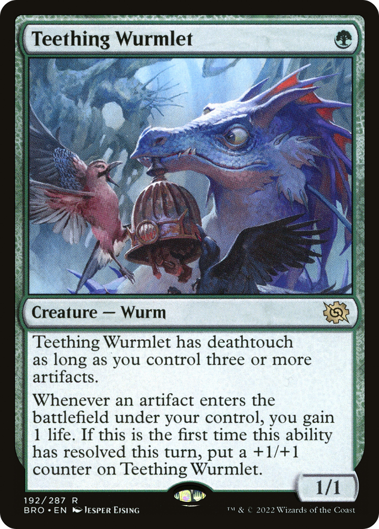 {R} Teething Wurmlet [The Brothers' War][BRO 192]