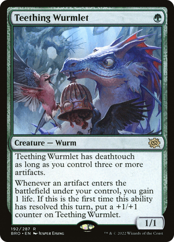 {R} Teething Wurmlet [The Brothers' War][BRO 192]