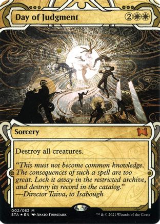 {R} Day of Judgment (Foil Etched) [Strixhaven: School of Mages Mystical Archive][ET STA 002]