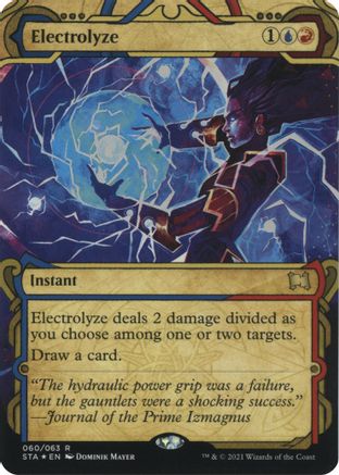 {R} Electrolyze (Foil Etched) [Strixhaven: School of Mages Mystical Archive][ET STA 060]