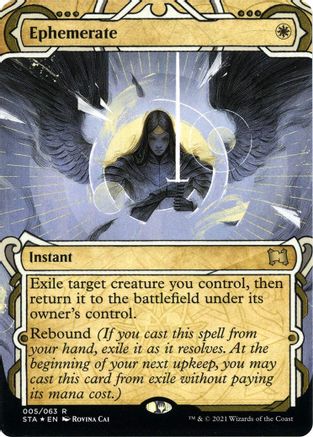 {R} Ephemerate (Foil Etched) [Strixhaven: School of Mages Mystical Archive][ET STA 005]