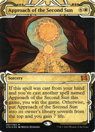 {R} Approach of the Second Sun (Foil Etched) [Strixhaven: School of Mages Mystical Archive][ET STA 001]