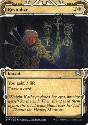 {C} Revitalize (Foil Etched) [Strixhaven: School of Mages Mystical Archive][ET STA 009]