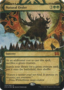 {R} Natural Order (Foil Etched) [Strixhaven: School of Mages Mystical Archive][ET STA 054]