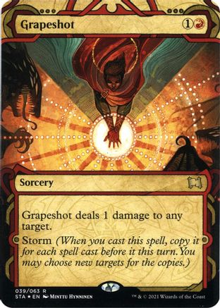 {R} Grapeshot (Foil Etched) [Strixhaven: School of Mages Mystical Archive][ET STA 039]