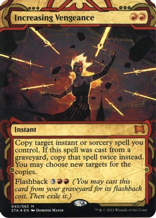 {R} Increasing Vengeance (Foil Etched) [Strixhaven: School of Mages Mystical Archive][ET STA 040]