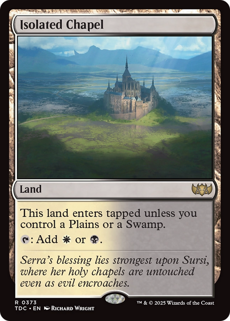 {R} Isolated Chapel [Tarkir: Dragonstorm Commander][TDC 373]