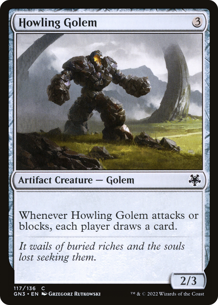 {C} Howling Golem [Game Night 2022][GN3 117]