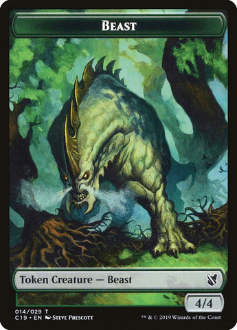 {T} Beast Token (014/029) [Commander 2019 Tokens][TC19 014]
