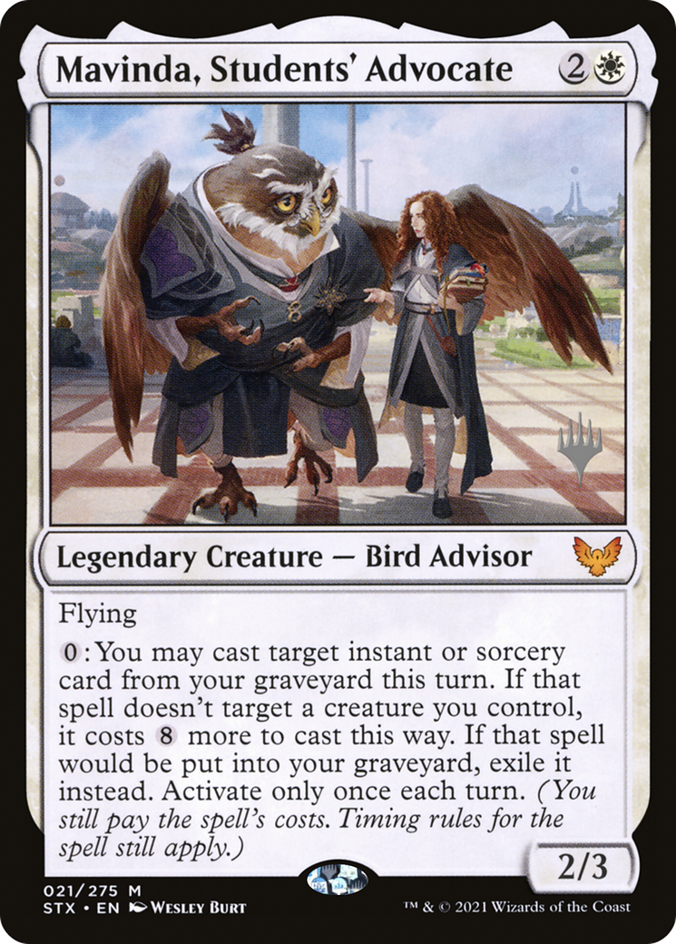 {R} Mavinda, Students' Advocate (Promo Pack) [Strixhaven: School of Mages Promos][PP STX 021]