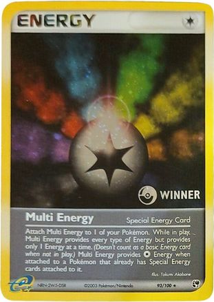 [PKM] Multi Energy (93/100) (Winner League Promo) [EX: Sandstorm]
