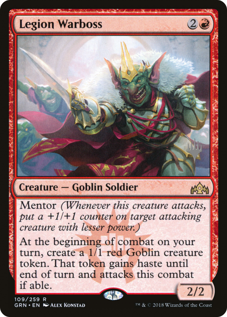 {R} Legion Warboss (Promo Pack) [Guilds of Ravnica Promos][PP GRN 109]