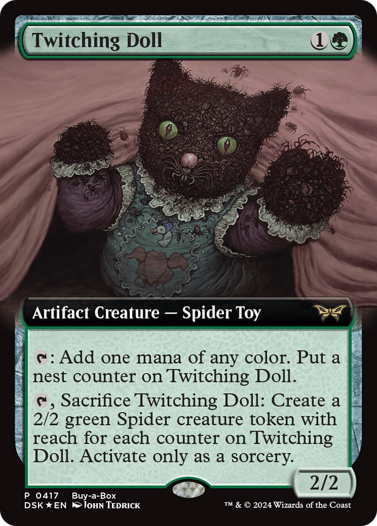 {@R} Twitching Doll (Extended Art) [Duskmourn: House of Horror Promos][DSK 417]
