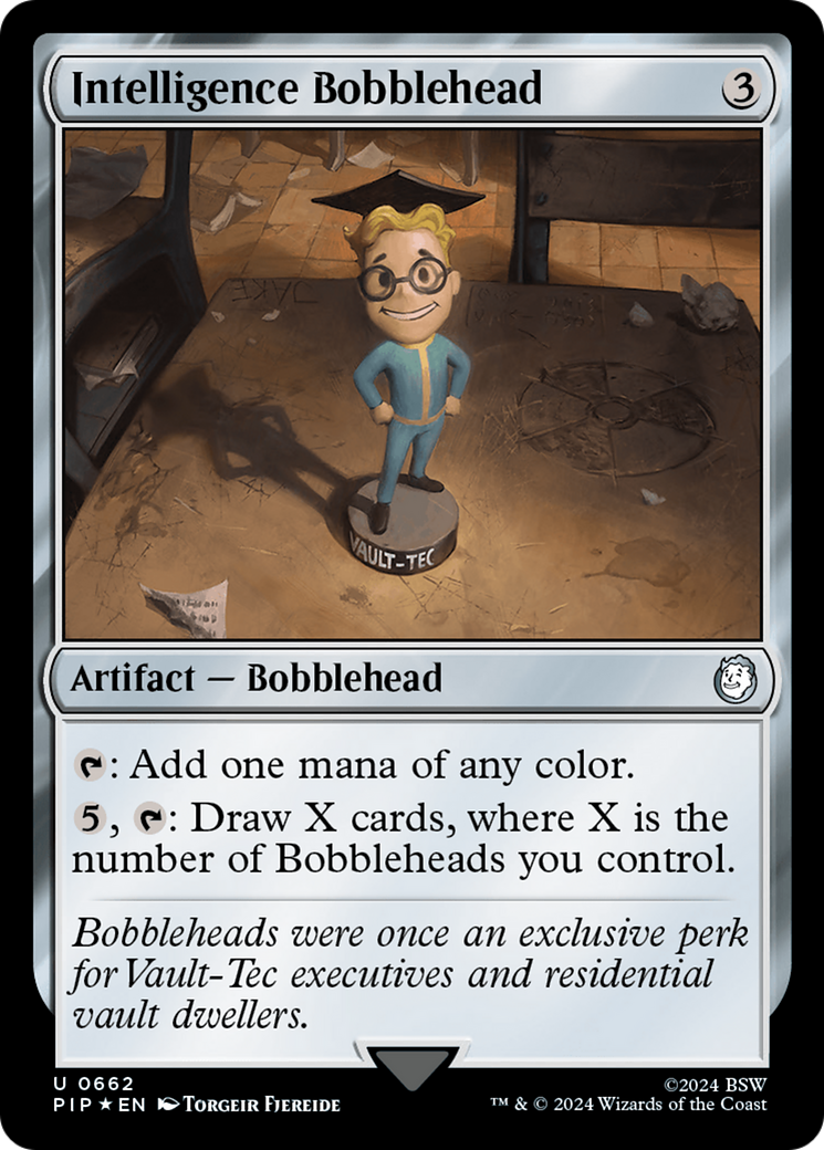 {C} Intelligence Bobblehead (Surge Foil) [Fallout][PIP 662]