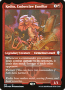 {C} Kediss, Emberclaw Familiar (Etched) [Commander Legends][CMR 573]