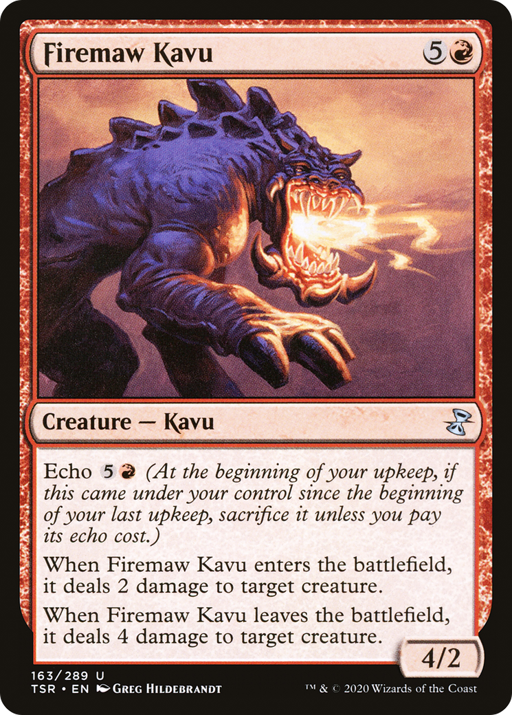 {C} Firemaw Kavu [Time Spiral Remastered][TSR 163]