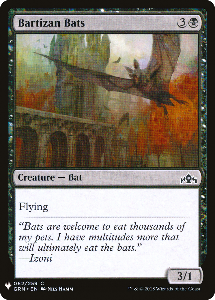 {C} Bartizan Bats [Mystery Booster][LS GRN 062]