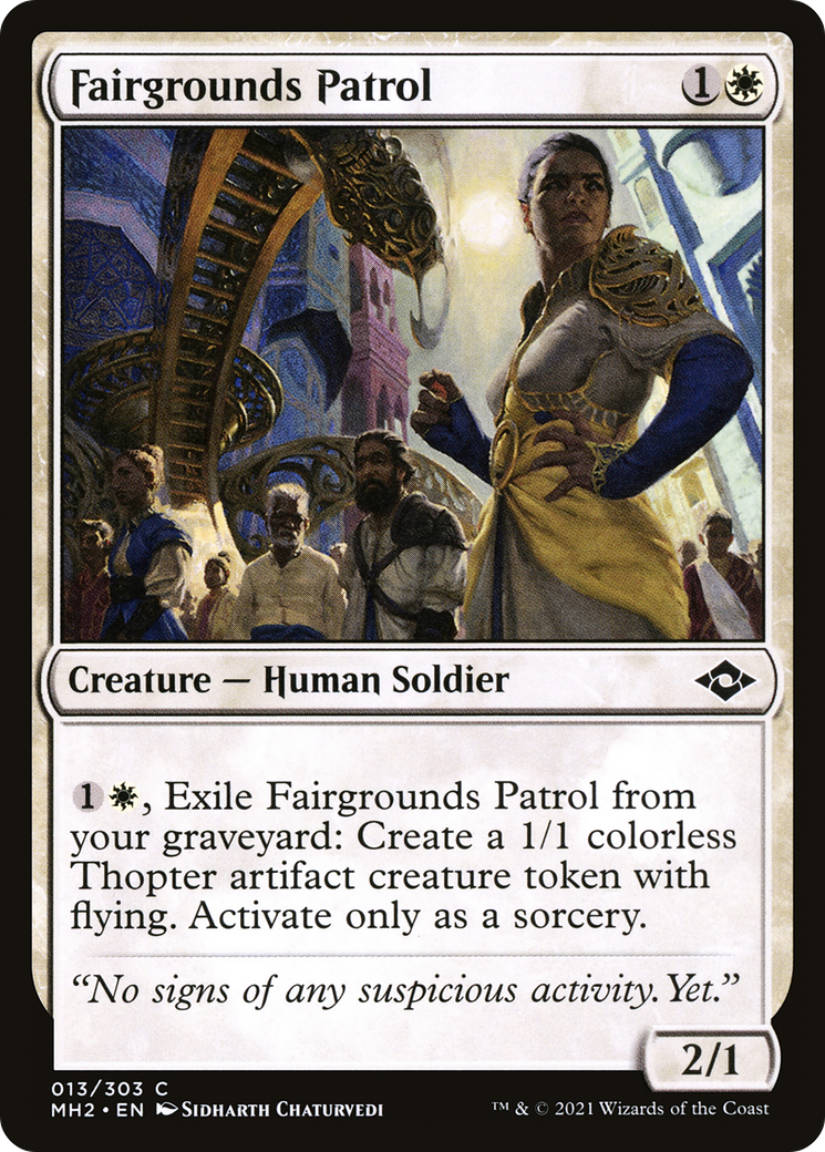 {C} Fairgrounds Patrol (Foil) [Modern Horizons 2] [MH2 013]