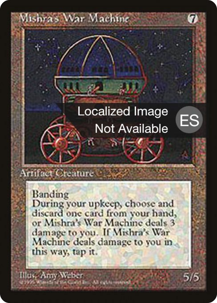 {F} Mishra's War Machine [Fourth Edition (Foreign Black Border)][FBB 4ED 337]