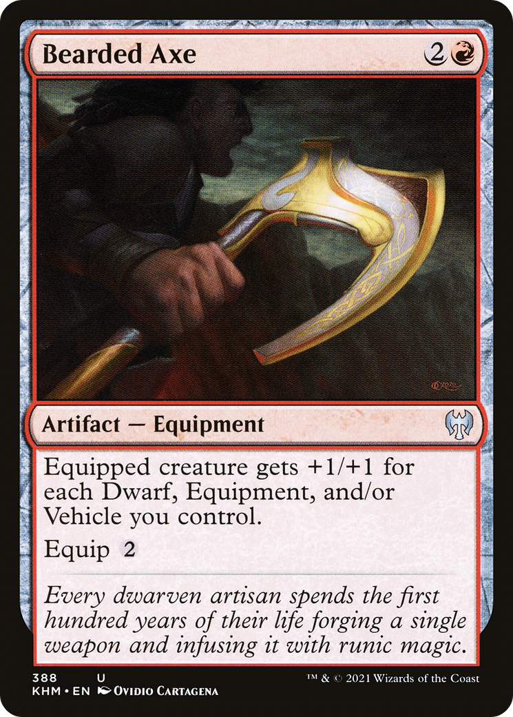 {C} Bearded Axe [Kaldheim][KHM 388]