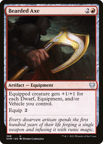 {C} Bearded Axe [Kaldheim][KHM 388]