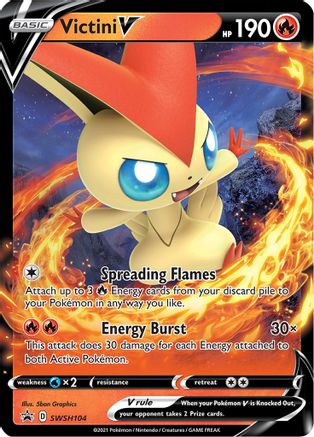 [PKM-R] Victini V (SWSH104) [Sword & Shield: Black Star Promos]
