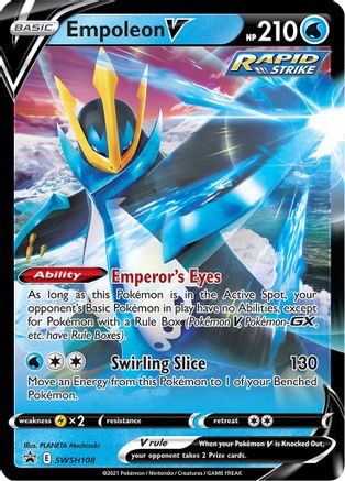[PKM-R] Empoleon V (SWSH108) [Sword & Shield: Black Star Promos]