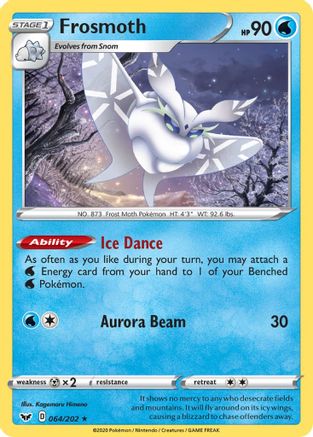 [PKM-R] Frosmoth (064/202) (Theme Deck Exclusive) [Sword & Shield: Base Set]
