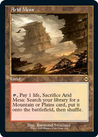{R} Arid Mesa (Retro Frame) (Foil Etched) (Foil) [Modern Horizons 2] [MH2 436]