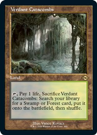 {R} Verdant Catacombs (Retro Frame) (Foil Etched) (Foil) [Modern Horizons 2] [MH2 440]
