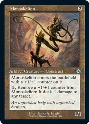 {C} Monoskelion (Retro Frame) (Foil Etched) (Foil) [Modern Horizons 2] [MH2 429]
