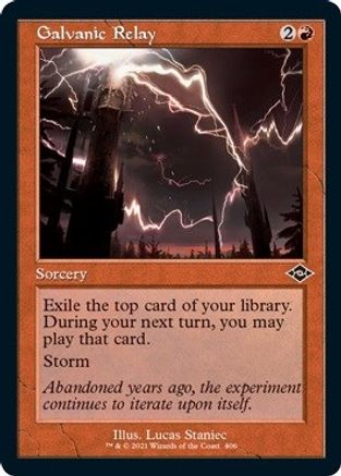 {C} Galvanic Relay (Retro Foil Etched) [Modern Horizons 2][RF ET MH2 406]