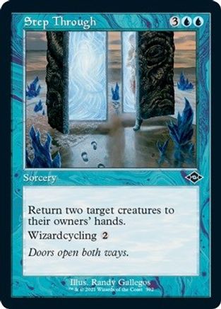 {C} Step Through (Retro Frame) (Foil Etched) (Foil) [Modern Horizons 2] [MH2 392]