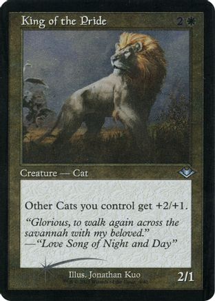 {C} King of the Pride (Retro Foil Etched) [Modern Horizons 2][RF ET MH1 004]
