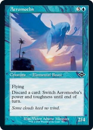 {C} Aeromoeba (Retro Frame) (Foil Etched) (Foil) [Modern Horizons 2] [MH2 389]