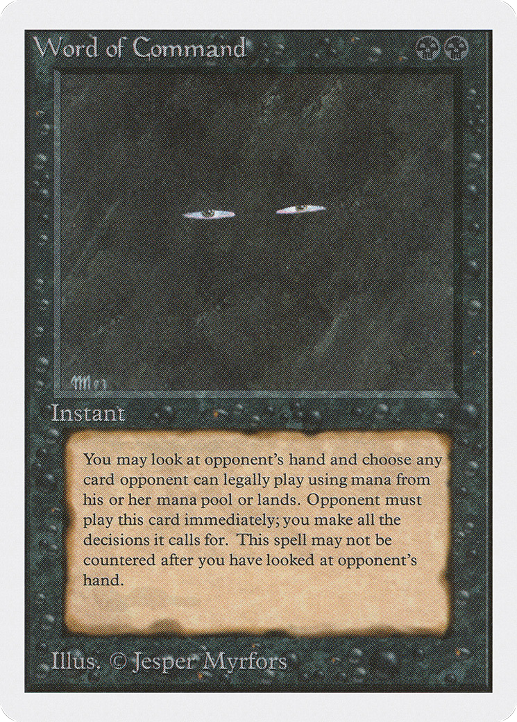 {R} Word of Command [Unlimited Edition][2ED 137] - Misty Mountain Games