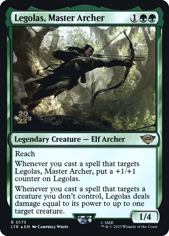 {R} Legolas, Master Archer [The Lord of the Rings: Tales of Middle-Earth Prerelease Promos][PR LTR 173]